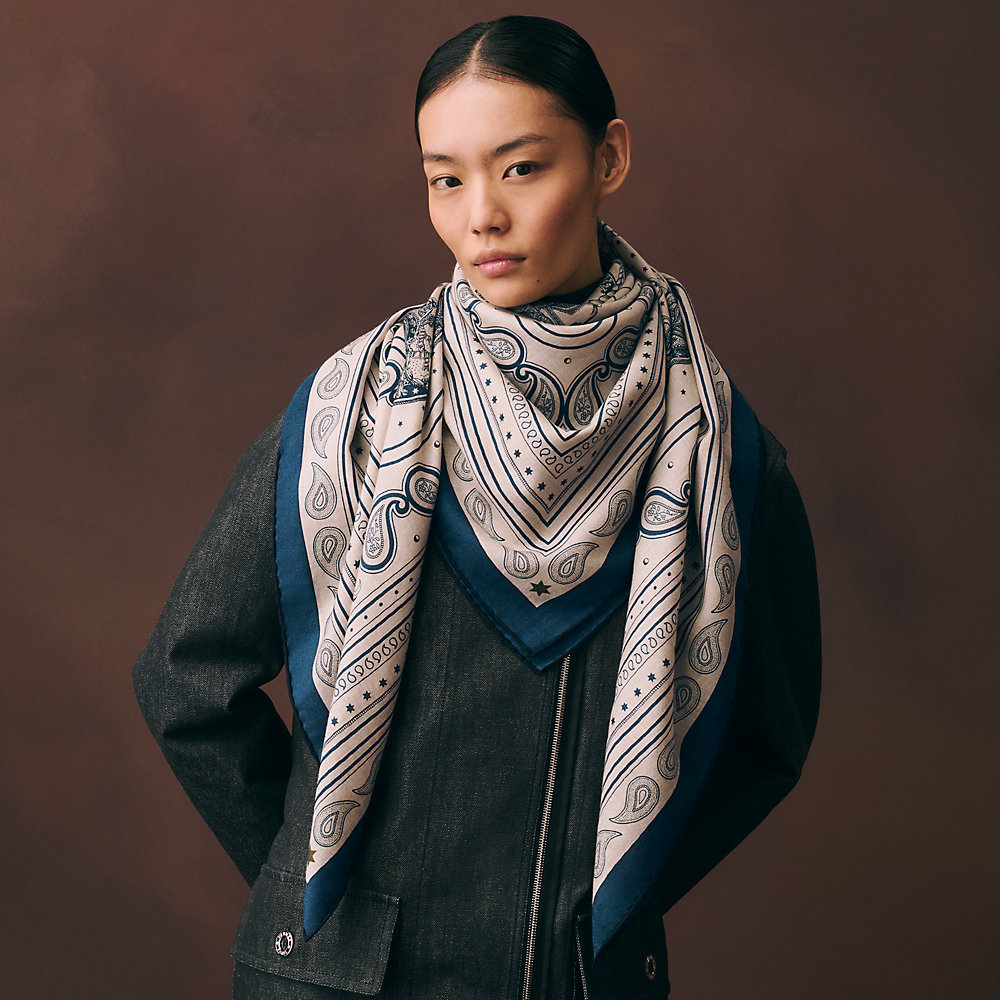 Grand Apparat Bandana shawl 140 | Hermès Greece